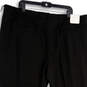 NWT Womens Black The Madison Slash Pocket Straight Leg Dress Pants Size 22W image number 4