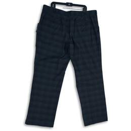 NWT Nike Mens Green Black Plaid Flat Front Golf Chino Pants Size 42X32 alternative image