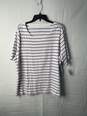 Talbots Womens Striped Pullover Shirt Size 3X image number 1