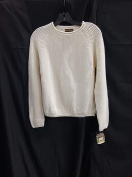 Women's Woolrich White Cable Knit Sweater Sz S NWT