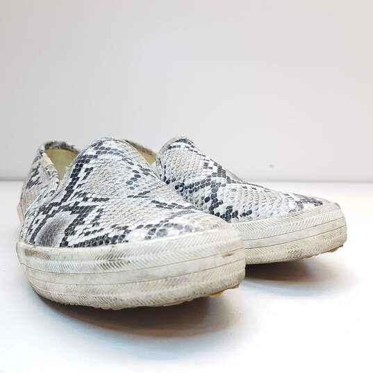 Keds x Kate Spade Double Decker Leather Snakeskin Print Sneakers Shoes Women's Size 7.5 M image number 3