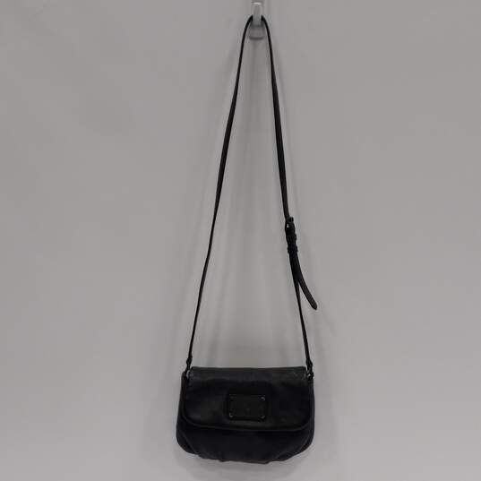 Marc Jacobs Black Leather Crossbody Purse image number 1