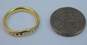 Tiffany & Co Elsa Peretti 18K Yellow Gold 0.10 CTTW Bezel Set Diamond Wedding Band Ring- For Repair 4.0g image number 4