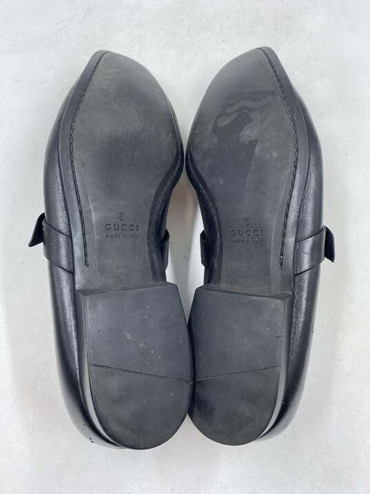 Authentic Gucci Black Loafer Dress Shoe Men 11 image number 9