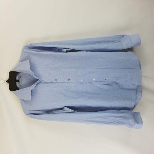 Reaction Kenneth Cole Button Up L Blue image number 1
