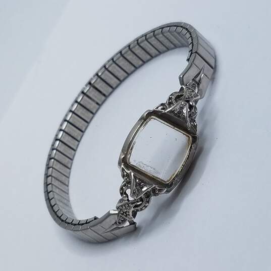 Benrus Watch Co. Model AE13 10k RGP W/Diamonds 17 Jewels Vintage Manual Wind Watch image number 8