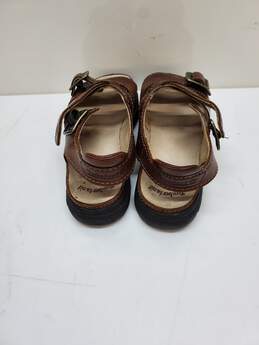 Women's Vintage Timberland Sling Back Leather Chunky Sandals Brown Size 7.5 alternative image