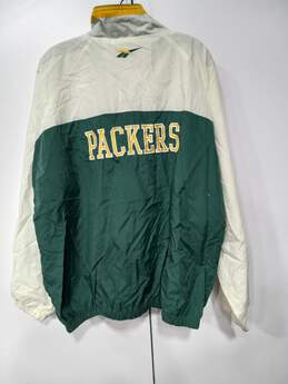 Vintage Reebok Pro Line NFL Green Bay Packers Windbreaker Jacket Men's Size XL alternative image