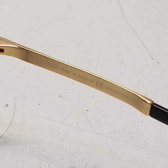 Giorgio Armani Black Oversized Sunglasses image number 4