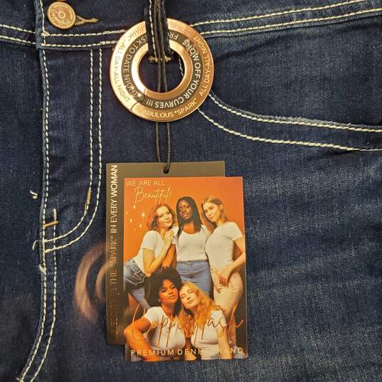 Copper Flash Women Blue Jeans Sz 12 NWT image number 5