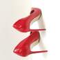 Steve Madden Women's Vala Red Faux Patent Red Pumps Size 8 image number 4