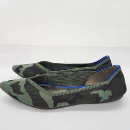Rothy's Women’s Olive Camo The Point Ballet Flats Size 8.5 alternative image