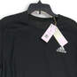 NWT Mens Black Crew Neck Short Sleeve Activewear T-Shirt Size Large image number 3