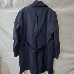Belstaff England 1924 Mens Wool Cashmere Blend Dark Blue Milford Coat Size 46 alternative image