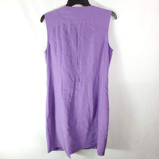 Calvin Klein Women Purple Sheath Dress S image number 4