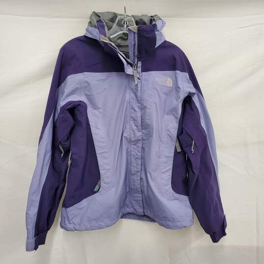 The North Face WM's HyVent 3-1 Lavender 100% Nylon Polyester Blend Hooded Windbreaker Sz. M image number 1