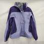 The North Face WM's HyVent 3-1 Lavender 100% Nylon Polyester Blend Hooded Windbreaker Sz. M image number 1