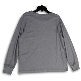 NWT Womens Gray Graphic Crew Neck Long Sleeve Pullover Sweatshirt Size L alternative image