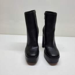 Zara Platform heeled ankle boots alternative image