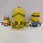 Bundle of 3 Assorted Illumination & Ty Despicable Me Minions Plushies image number 2