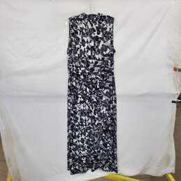 Vince Camuto Black & White Sleeveless Maxi Dress WM Size XL NWT alternative image