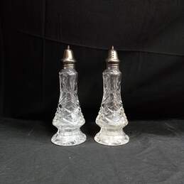 Pair Of Crystal Legends By Godinger Lead Crystal Salt And Pepper Shakers alternative image