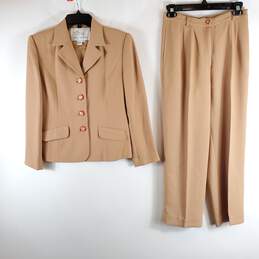 Donna Collezioni Women 2PC Tan Suit M alternative image