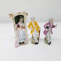 3 German Made Ceramic Figurines 18198