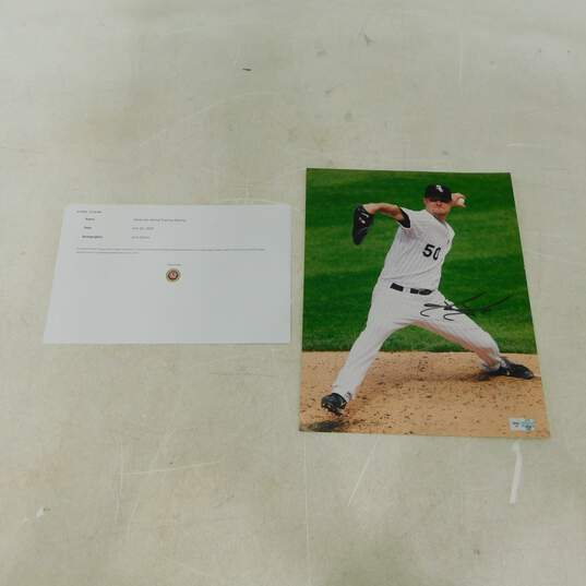 John Danks Autographed 8x10 w/ COA Chicago White Sox image number 1