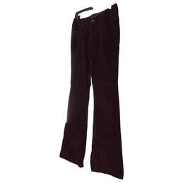 Womens Brown Regular Fit Pockets Wide Leg Chino Pants Size 2 alternative image