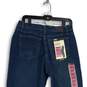 NWT Lee Womens Blue Denim Medium Wash Relaxed Fit Stretch Bootcut Jeans Size 10 image number 4