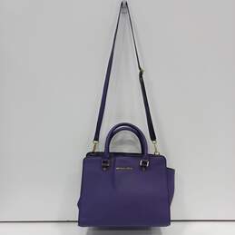 Women's Michael Kors Purple Crossbody Bag Purse