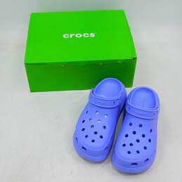 Crocs Classic Crush Clogs Digital Violet Women's Shoe Size 10