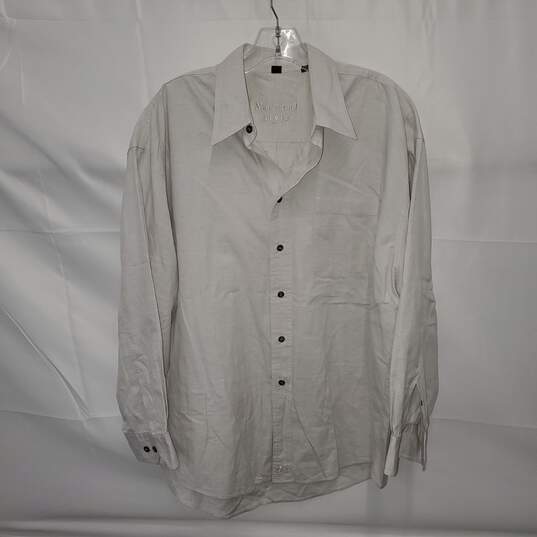 Nordstrom Natural Style Cotton Button Up Shirt Size 16.5R image number 1