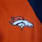 Womens Denver Broncos T3 Cool 1/4 Zip NFL Team Pullover T-Shirt Size Large image number 3