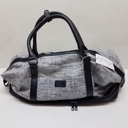 OPAGE Grey Weekender 3pc. Canvas Travel/Duffel Bag Set w/ Crossbody & Toiletries Bags alternative image