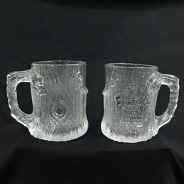 6 Vintage McDonalds Flintstones Glass Bedrock Mugs Drinking Cups Rocdonalds alternative image