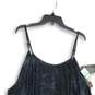 NWT Joe & Elle Womens Navy Blue Black Tie Dye Sleeveless One-Piece Romper Size L image number 4