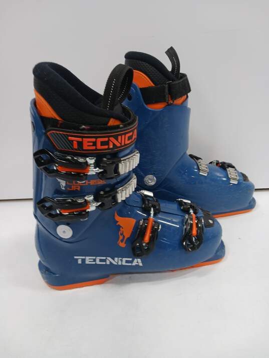 Tecnica Men's Blue and Orange Ski Boots Size 288mm image number 4