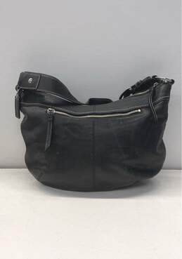 COACH F13731 Soho Black Leather Pleated Shoulder Tote Bag alternative image