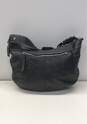 COACH F13731 Soho Black Leather Pleated Shoulder Tote Bag image number 2