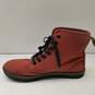 Dr Marten Canvas Shoreditch Hi Top Sneakers Red 6.5 image number 2