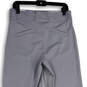 Mens Gray Flat Front Tapered Leg Baseball Athletic Pants Size Small image number 4