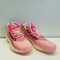 Adidas Pro Boost Low Day Of The Dead Pink Athletic Shoes Men's Size 7 image number 4