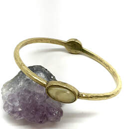 Designer Lucky Brand Gold-Tone Fashionable Stone Bangle Bracelet alternative image
