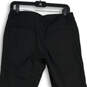 Mens Black Flat Front 5-Pocket Design Skinny Leg Ankle Pants Size 30 image number 4