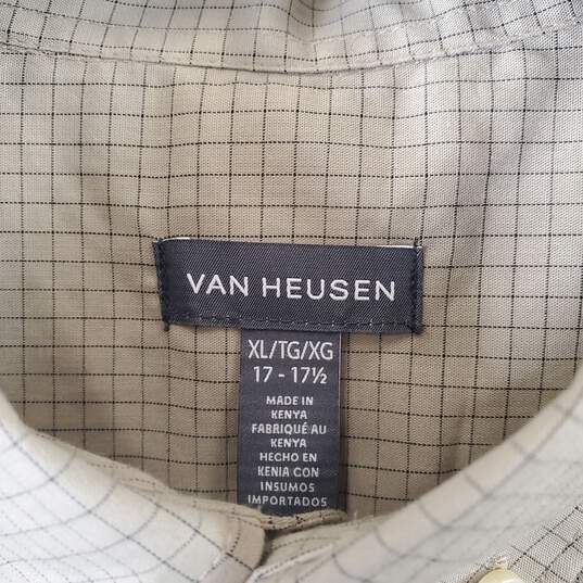 Van Heusen Men's Tan Short Sleeve SZ XL NWT image number 3
