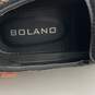 NIB Bolano Mens DESTA-428 Black Gold Metal Tip Slip On Loafer Shoes Size 9 image number 4