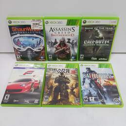 Lot of 6 Microsoft Xbox 360 Vide Games