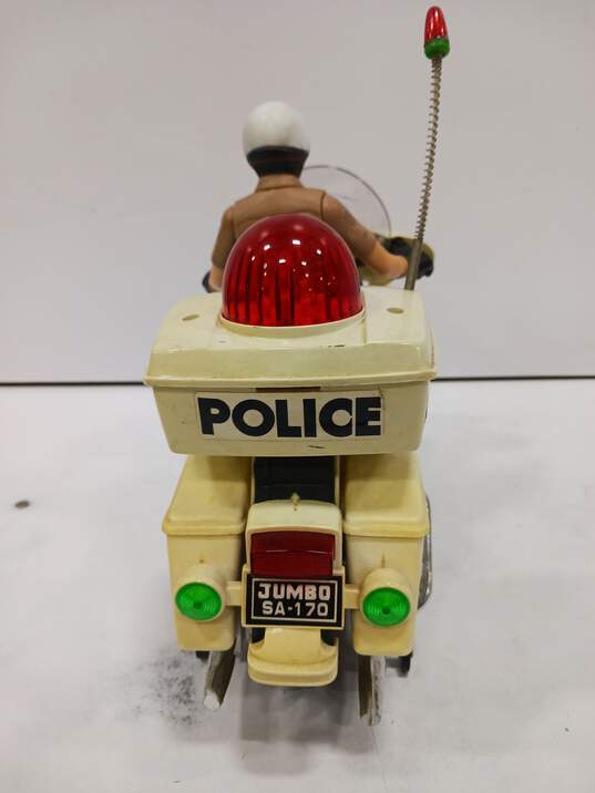 Vintage 1984 Son AI Toys Battery Opperated Highway Jumbo Police Motorcycle image number 3